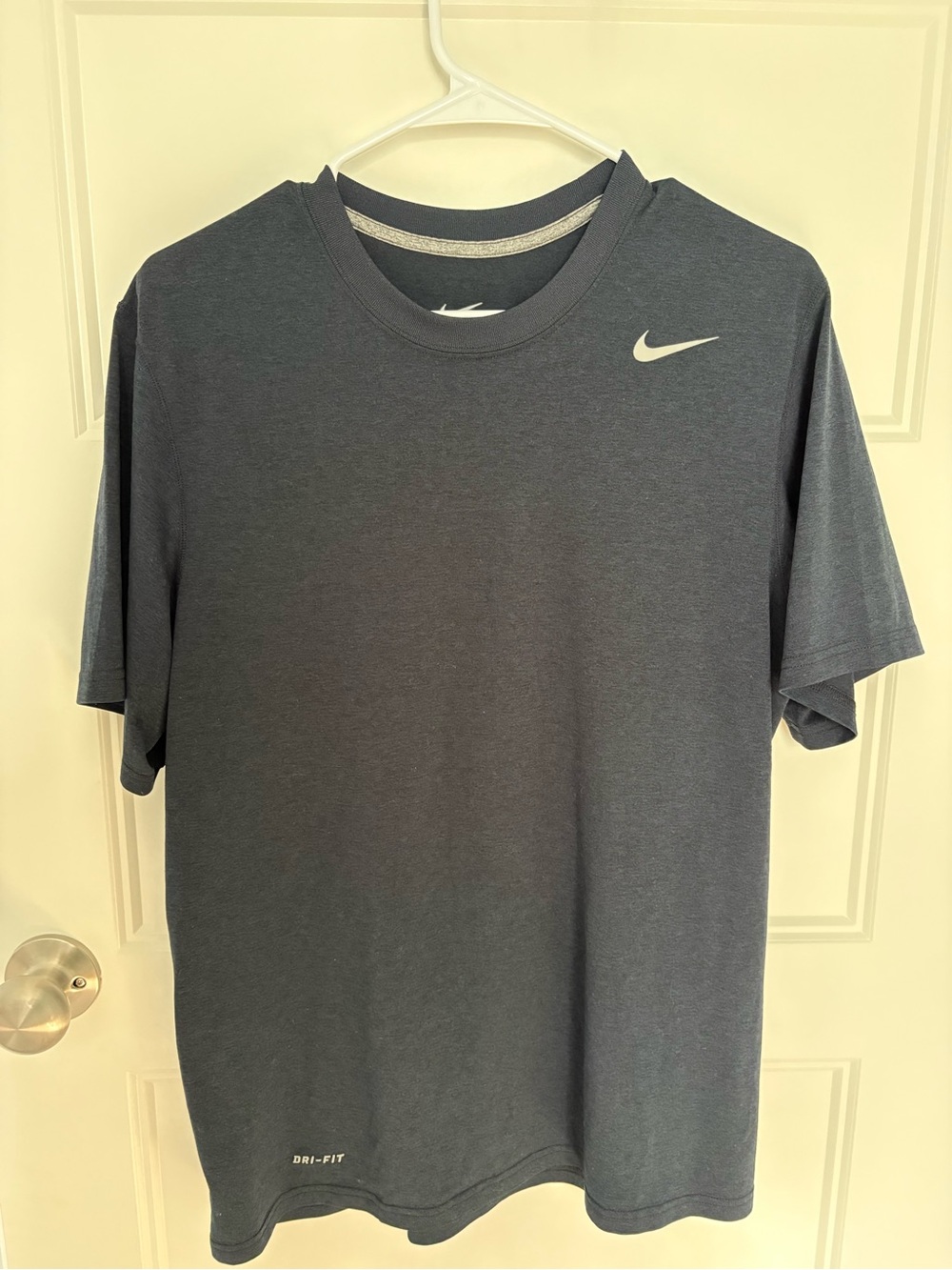 Nike Men's Dri-FIT Dark Blue Athletic T-Shirt